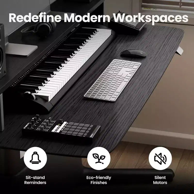 LumiDesk All in 1 Electric Height Adjustable Desk  Smart, Modular & Ergonomic