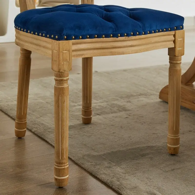 French Dining Chair with Nailhead Trim Set of 6