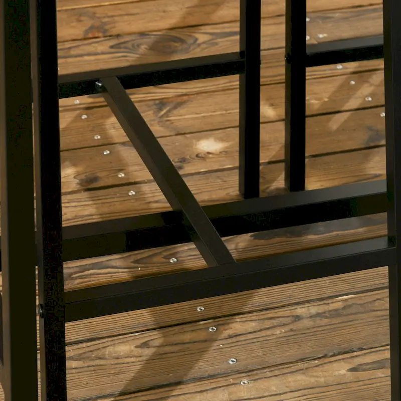 Carbon Loft Padrad Industrial Counter Height 3-piece Dining Set