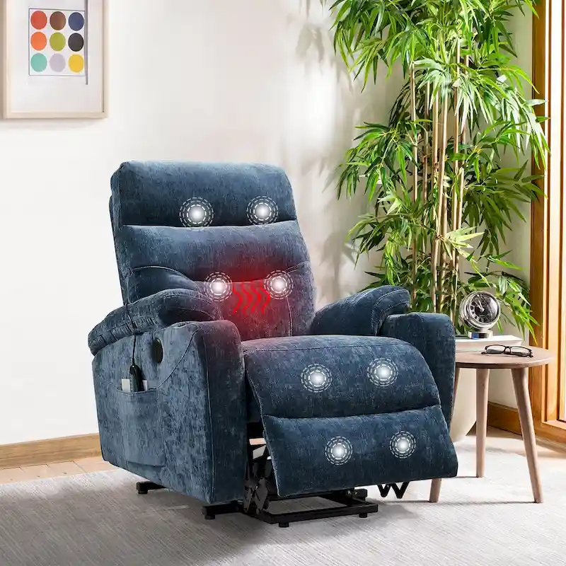 Christopher Knight Home Electric Power Lift Recliner Chair with Massage