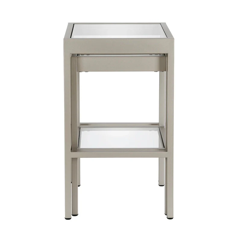 Alexis Metal/ Tempered Glass Nesting Tables