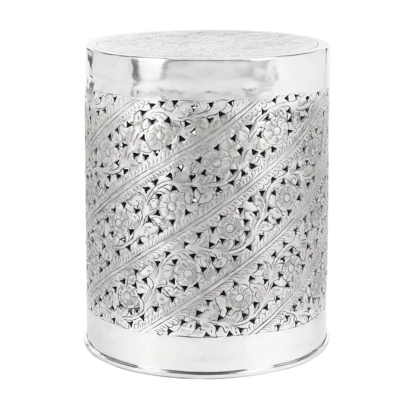 SAFAVIEH Dianna End Table - Silver - 15 x 15 x 19 - 15Wx15Dx19H