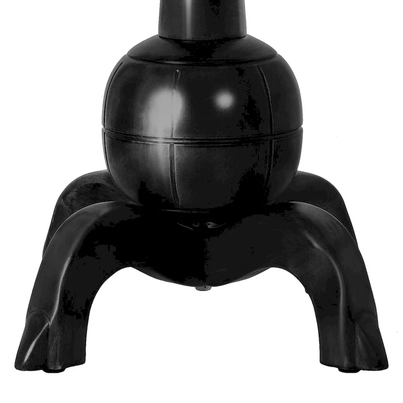 Rubberwood Freestanding Coat Rack with 8 Hooks - 24.5W x 70.87H