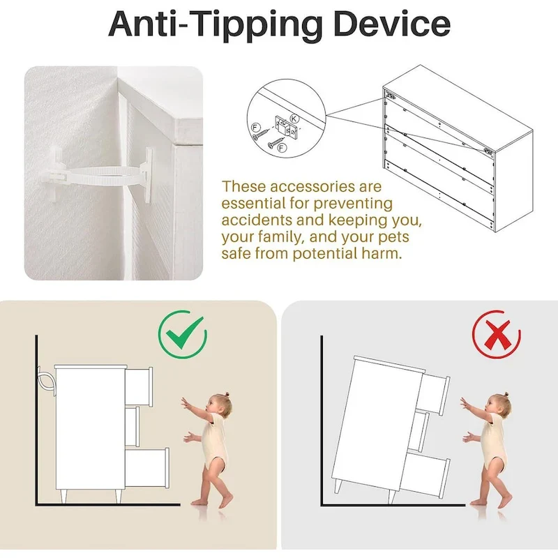 6 Drawers Rattan Dresser