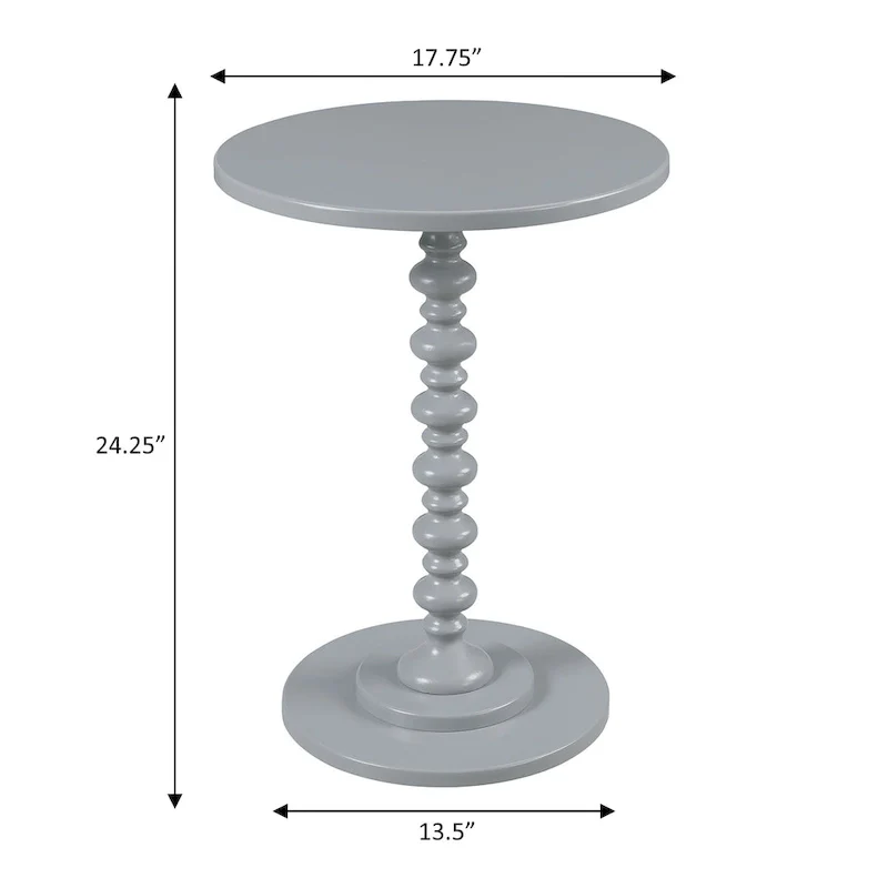Convenience Concepts Palm Beach Round Spindle Table
