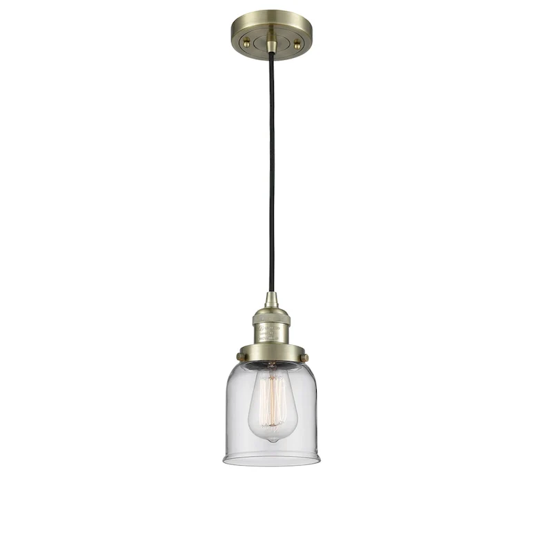 Innovations Lighting Franklin Restoration Bell - 1 Light 5  Cord Hung Mini Pendant