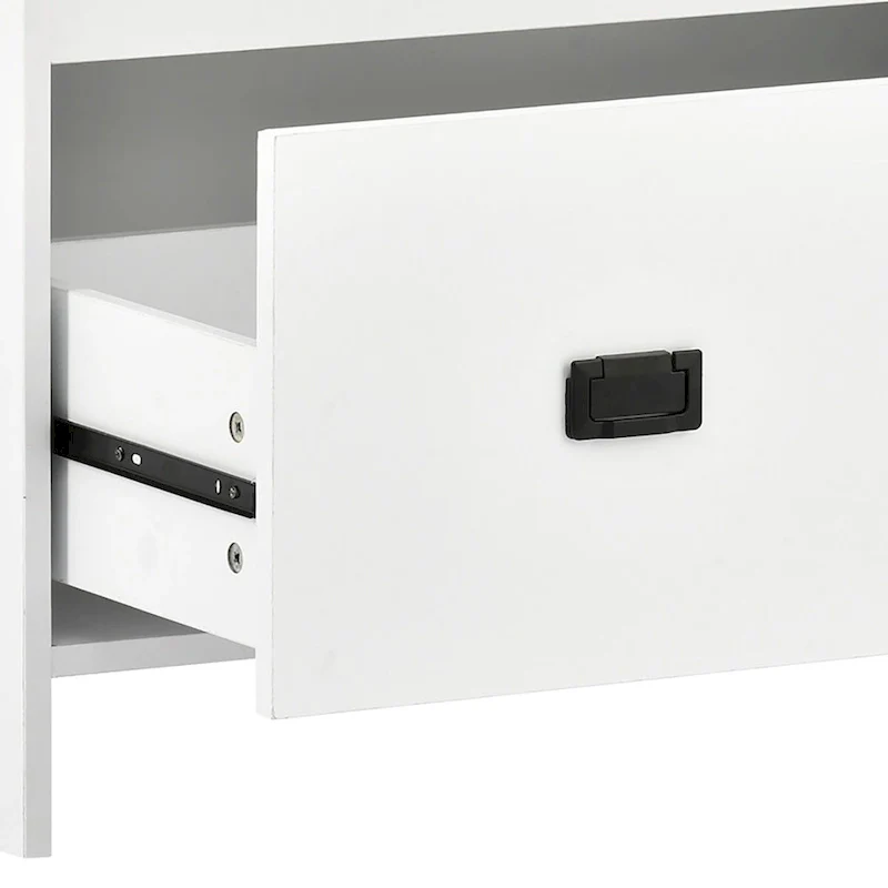 Multi-Functional Freestanding Wooden 4-in-1 Modular Hall Tree