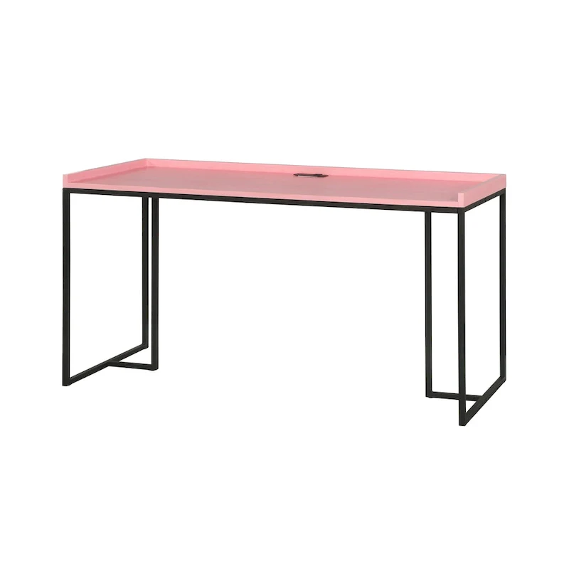 Magnus Industrial 59-inch Metal Computer Desk with USBs by
