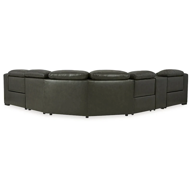 Signature Design by Ashley Center Line 6-Piece Power Reclining Sectional - 138.25W x 120.5D x 35H