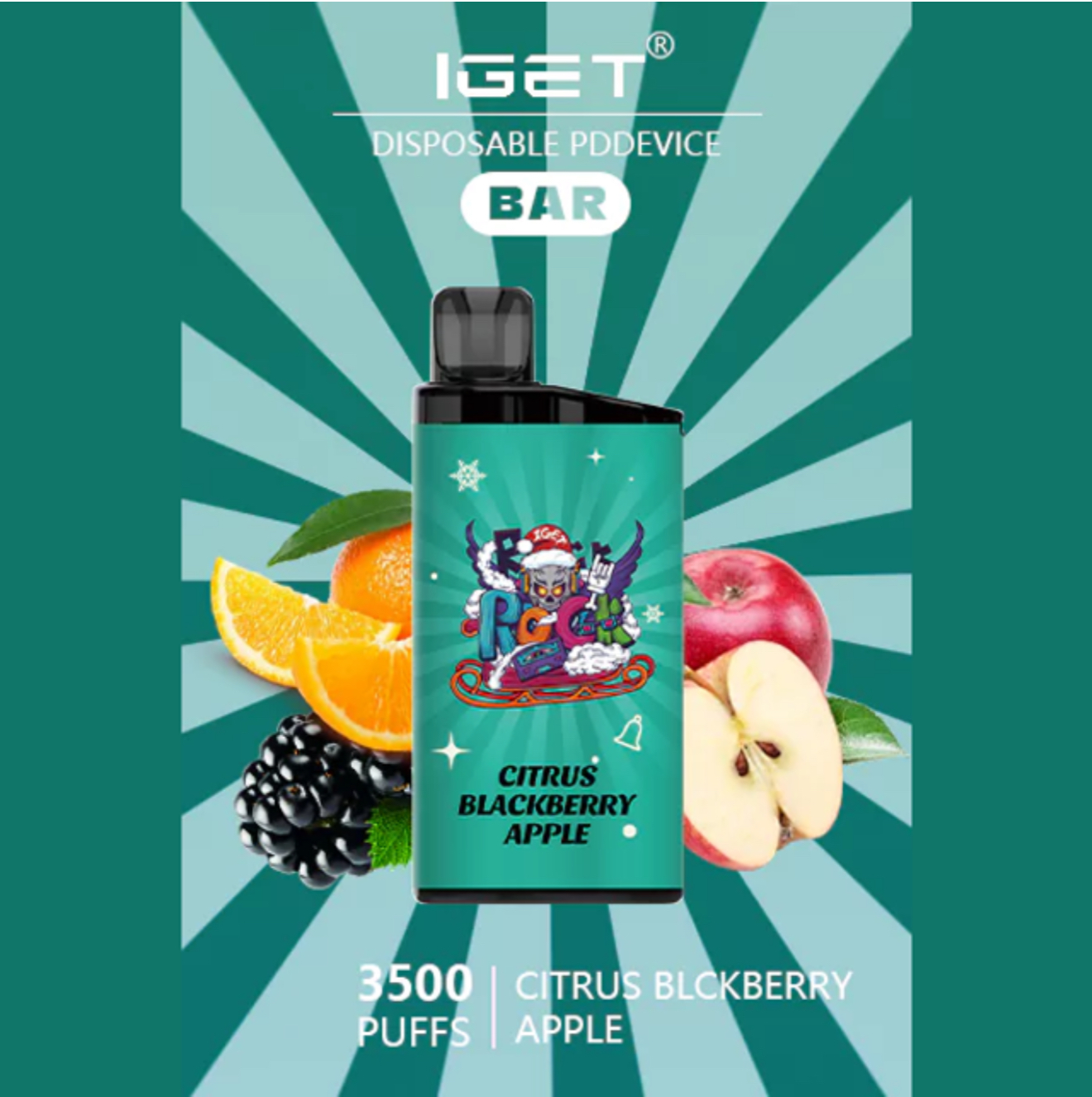 clearance IGET Bar 3500 Puffs Big Sale 40 Flavors