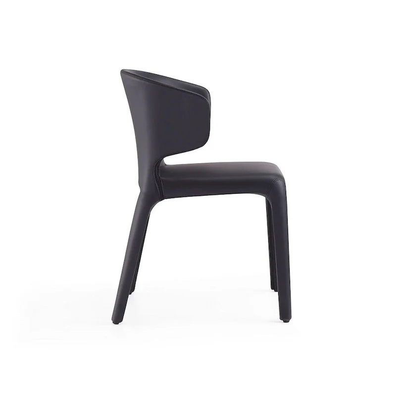 Conrad Cream Faux Leather Dining Chair (Set of 2)