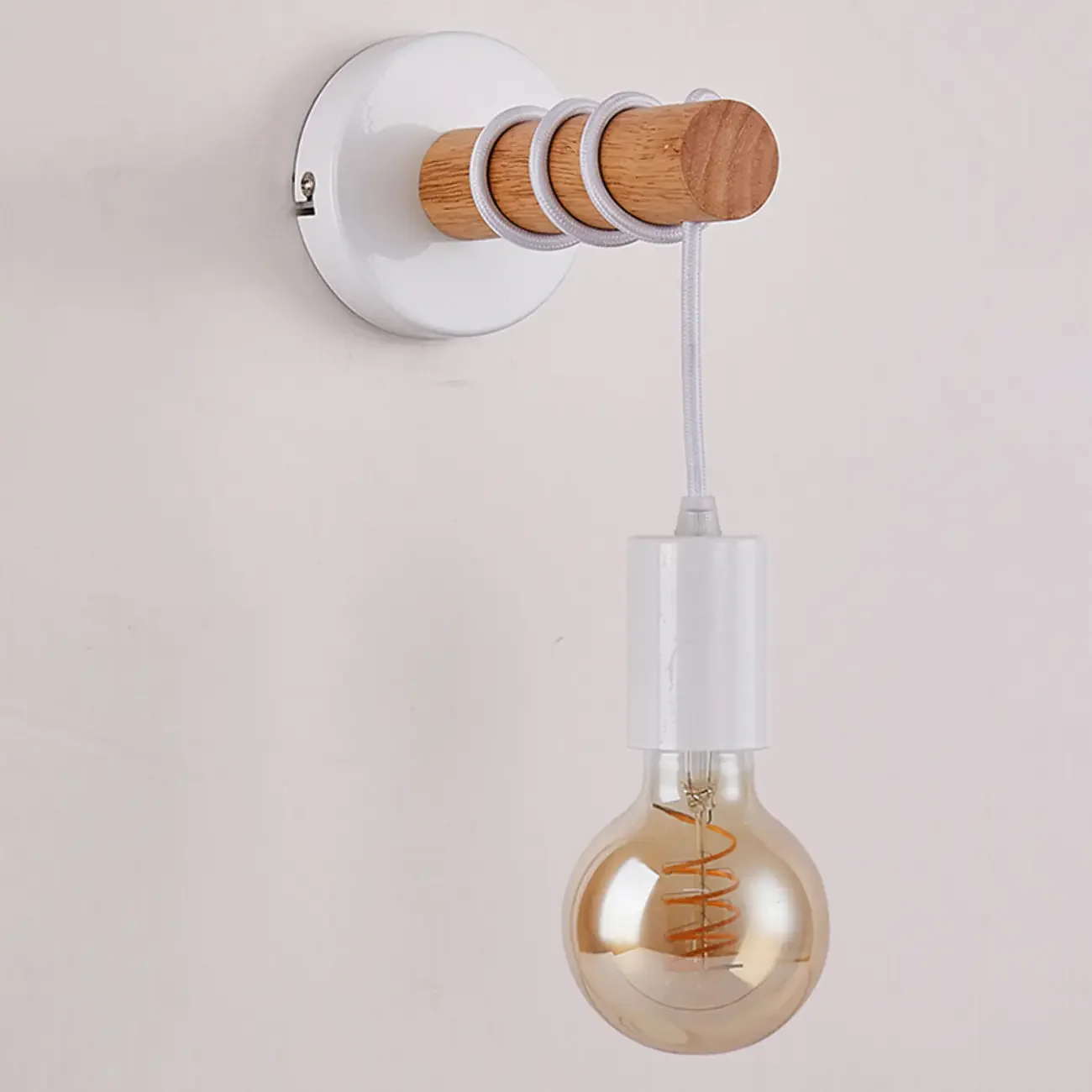 Industrial Black Geometric Wall Sconce Light Residential Use