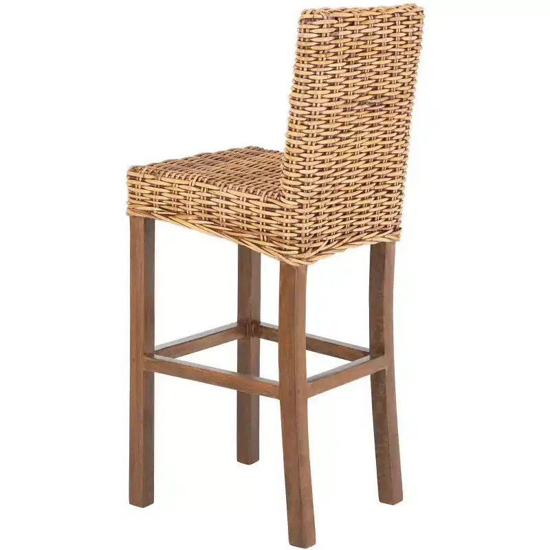 Tobie Rattan Bar Stool