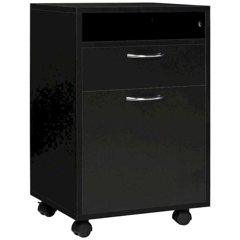 Mobile Storage Cabinet Organizer with Drawer and Cabinet