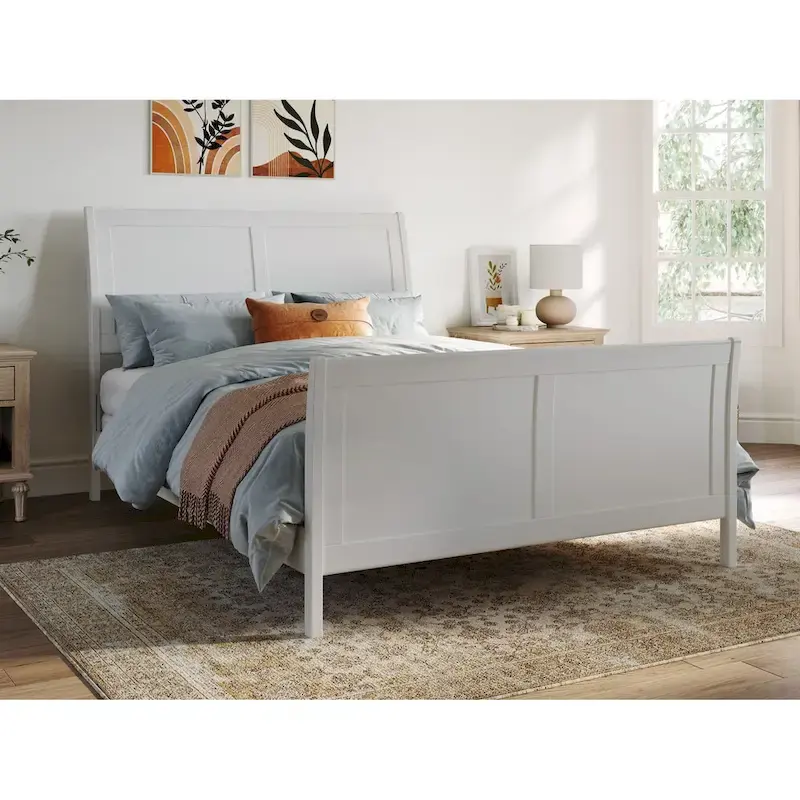 AFI Portland Foundation Bed with Matching Footboard