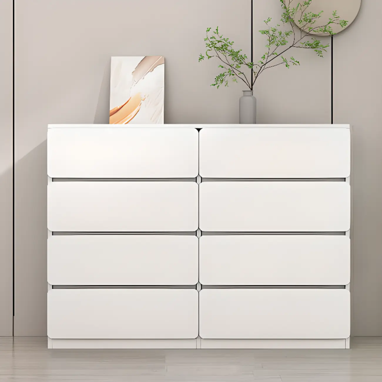 Artistic Rectangle Accent Chests with Free Standing Design