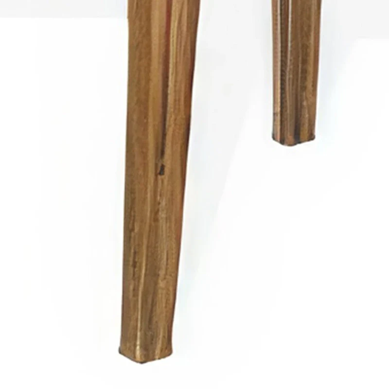 Dining Table, Light Brown Acacia Wood, Rectangular 86 Inch Top