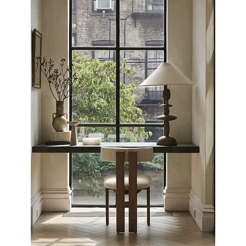 Hazelnut Brown Dining Chair Set - 2 Piece