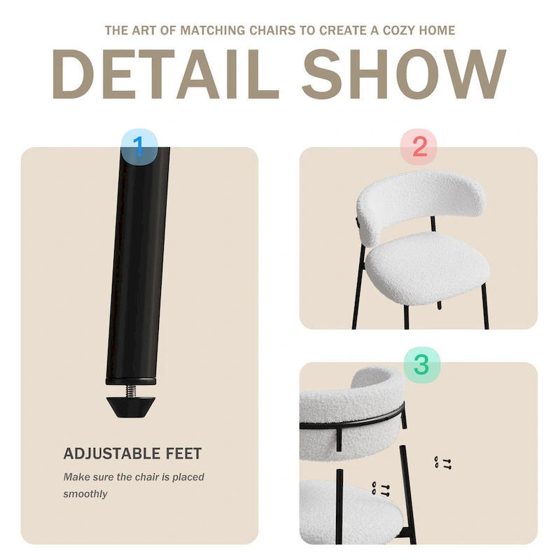 Dining Chairs Set Of 2 With Metal Legs