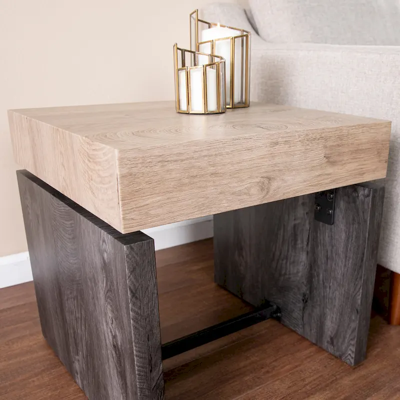 Duo-Tone Side Table