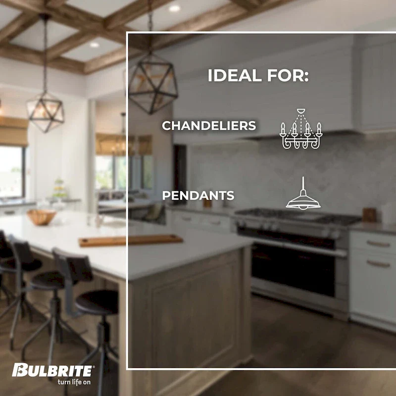 Bulbrite Pack of (4) 5 Watt Dimmable Clear Filament T14 Medium (E26) LED Bulb - 450 Lumens, 3000K, and 90 CRI - 5 Watt