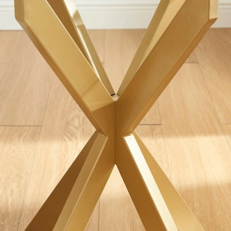 19.7 End Table With Glass Top