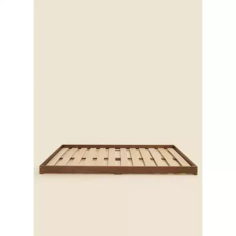 Coco Village - Wooden Bed Frame - Walnut