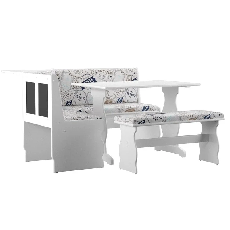 Breakfast Nook 3-piece Dining Set