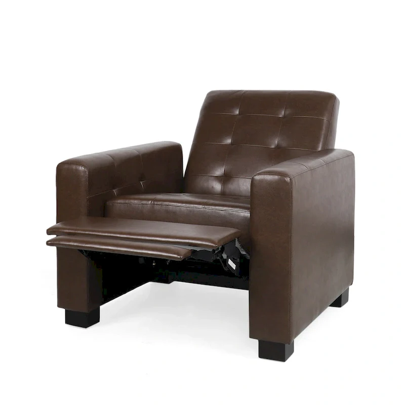 Upholstered Push-Back Recliner