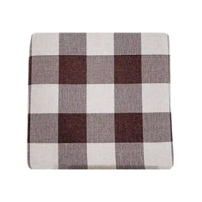 Grafton Home Stockton Plaid/Checkered Ottoman/Footrest