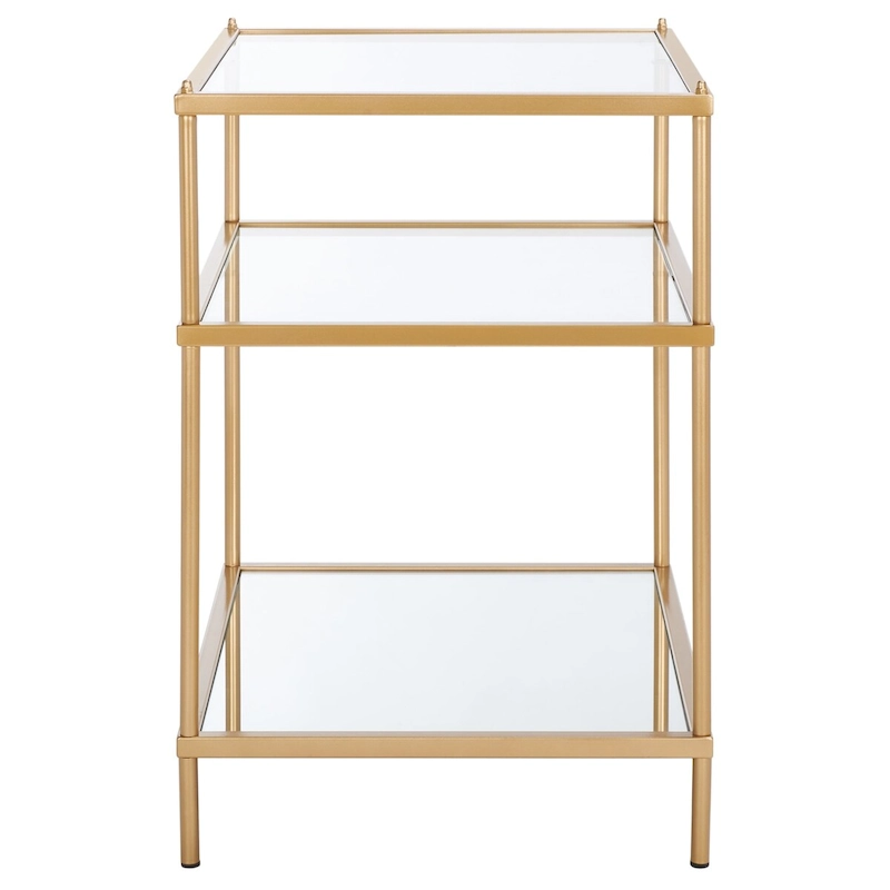 SAFAVIEH Vida 3-Tier Accent Table - 22 W x 18 D x 27 H - 22Wx18Dx27H