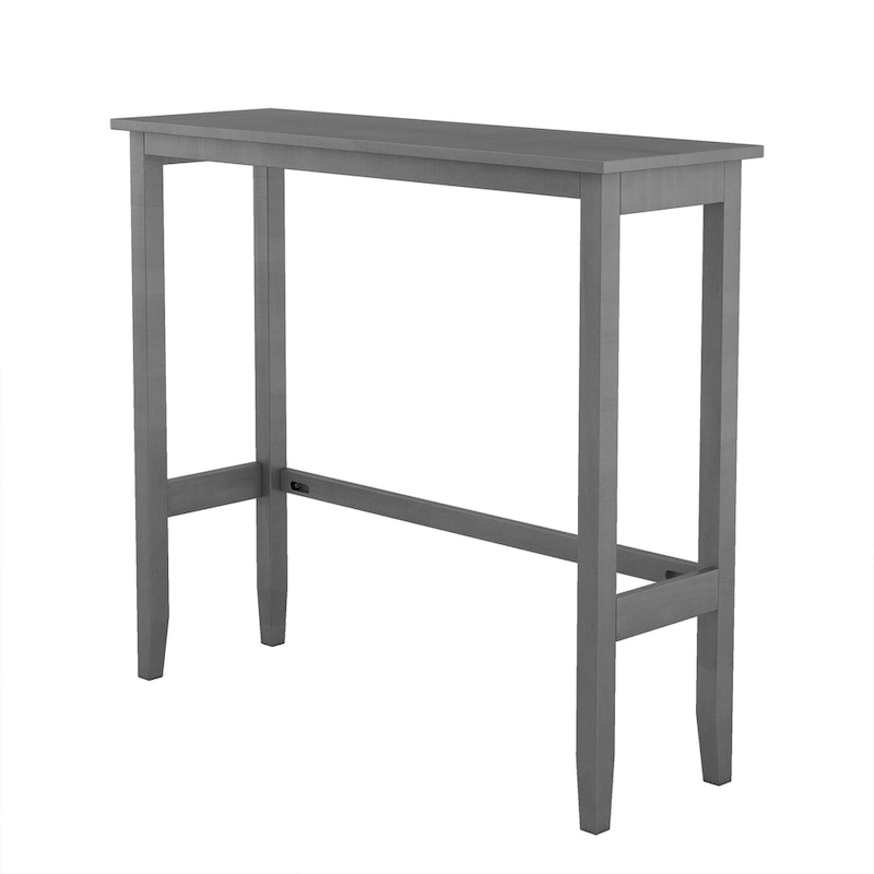 3PCS Rectangular Wood Bar Dining Set