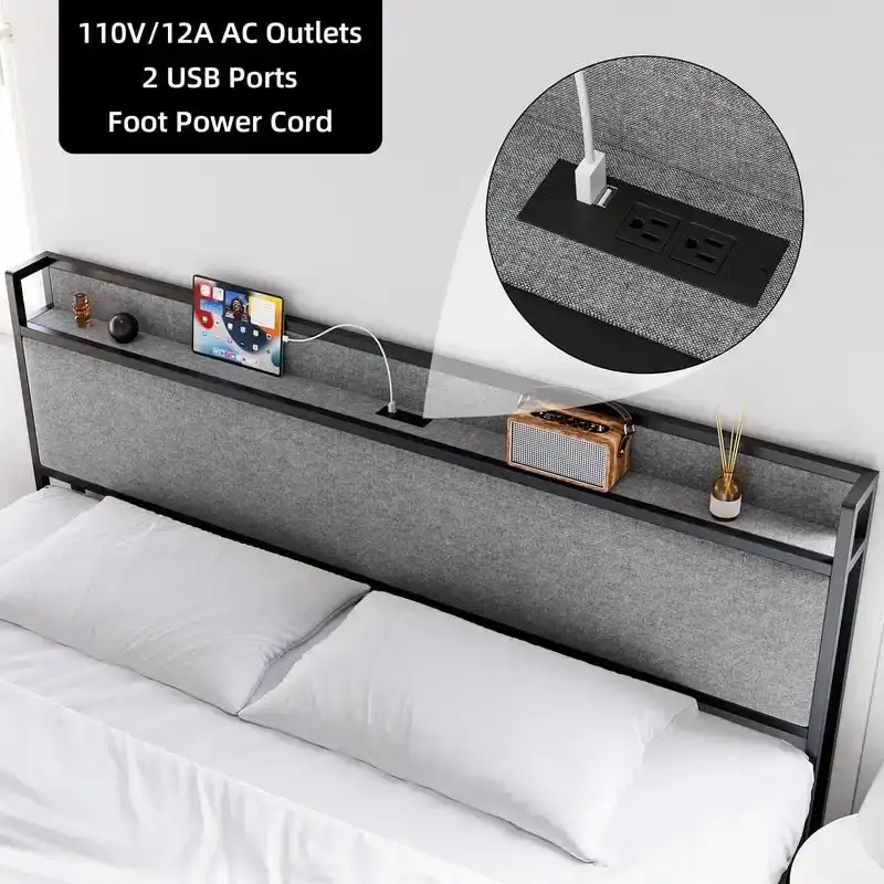 JX bed with drawers at the end of the bed
