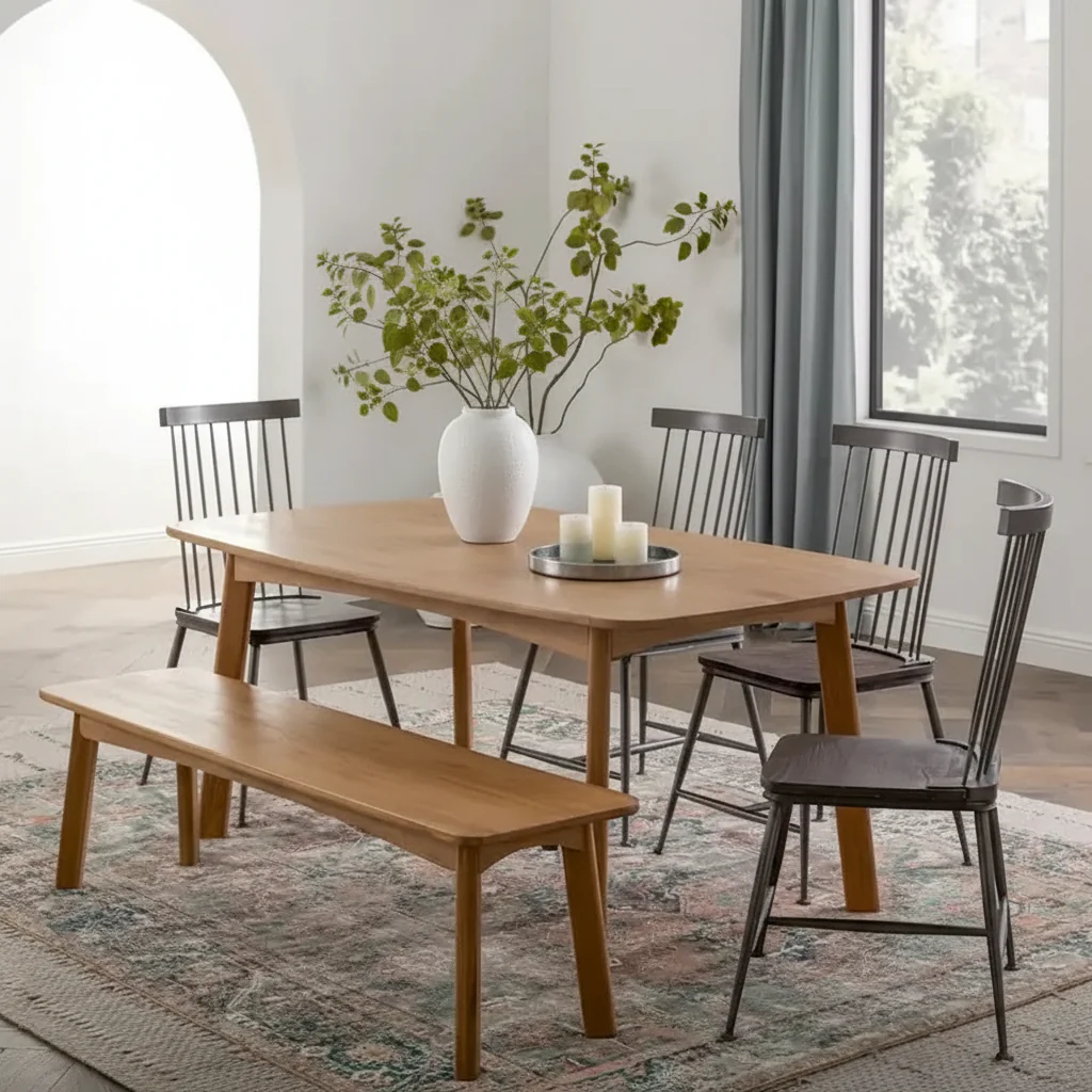 Solid Oak Dining Table