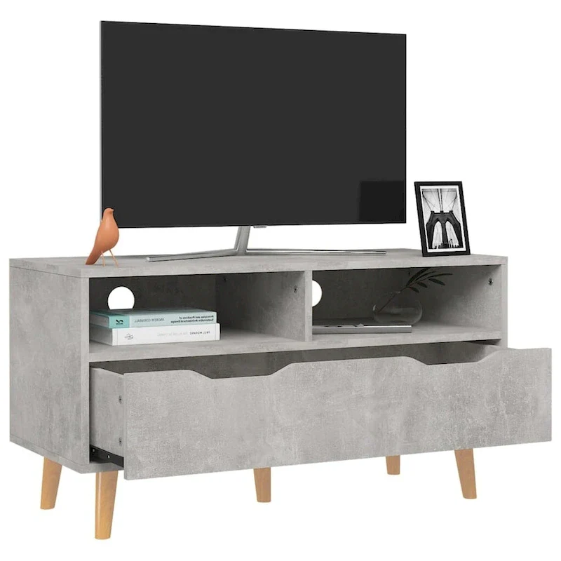 vidaXL TV Stand TV Console Sideboard TV Unit Home Media Unit Engineered Wood - 35.4  x 15.7  x 19.1