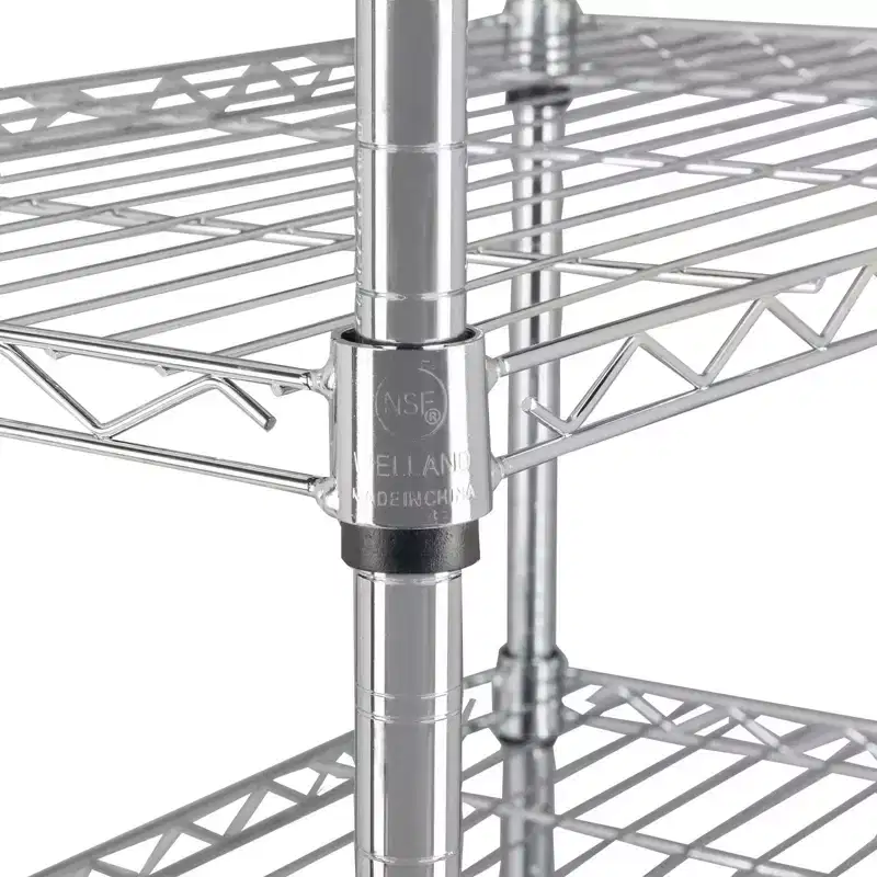 8-Tier Wire Shelving Unit Adjustable Steel Wire Rack