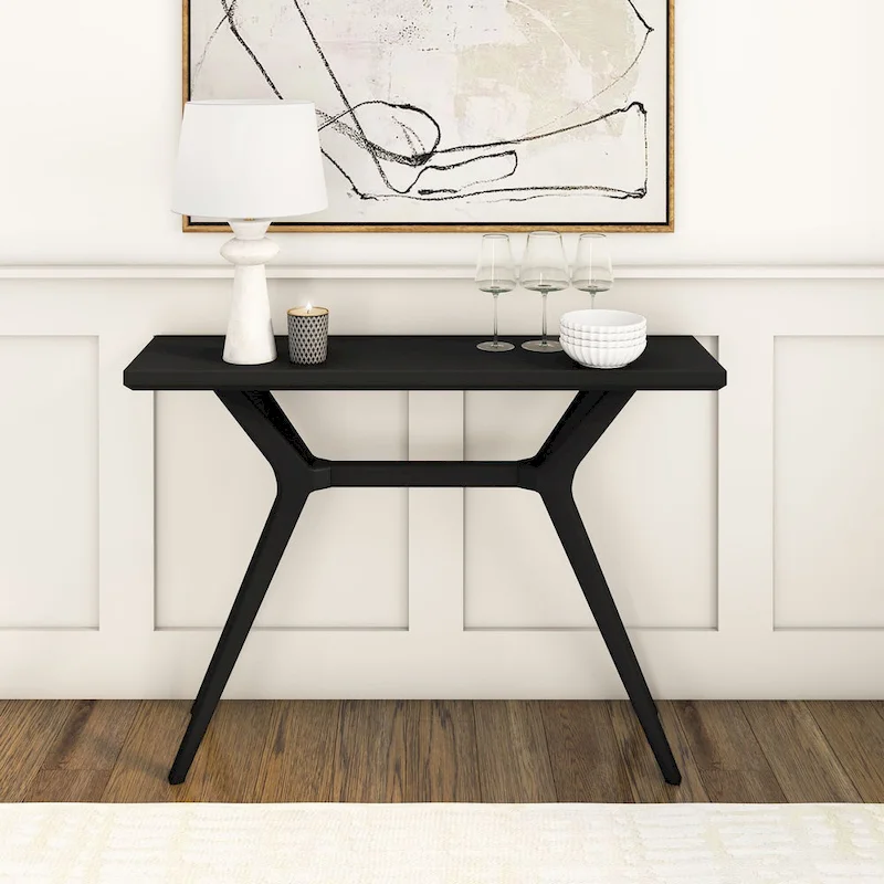 Plank and Beam Verso Cross Leg Console Table - 46