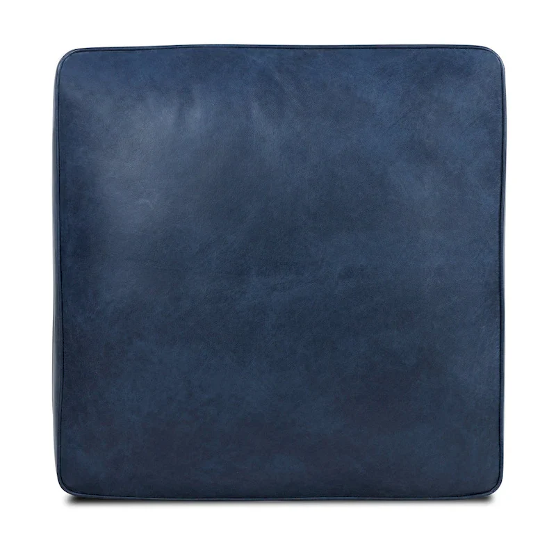 Poly & Bark Essex Ottoman - Full Grain Genuine Italian Leather