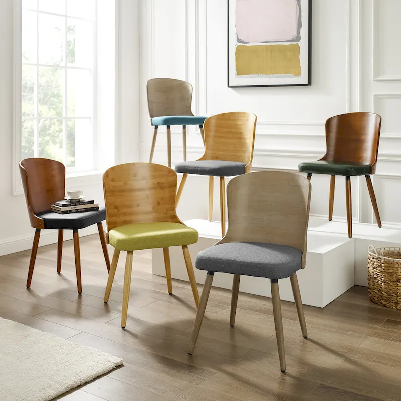 Corvus Calvados Mid-century Modern Dining Chairs (Set of 2)