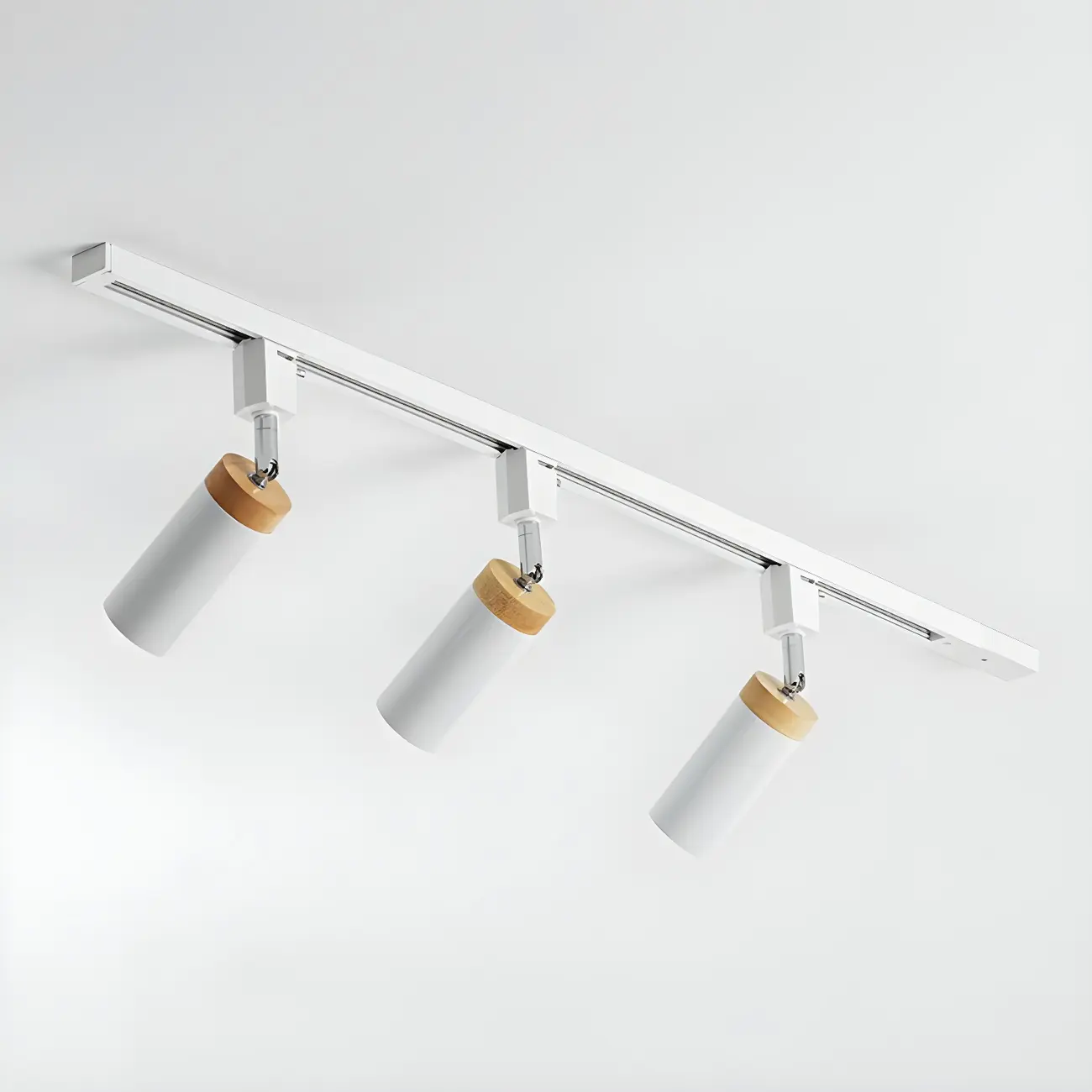 4-Light Metal Modern LED Track Lighting Fixture Adjustable Head