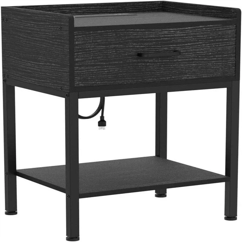 Nightstand with Charging Station