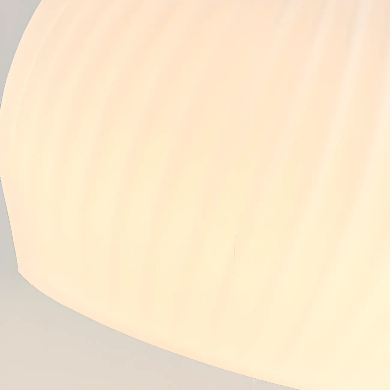 Modern Creamy 1-Light Glass Dome Semi Flush Ceiling Light