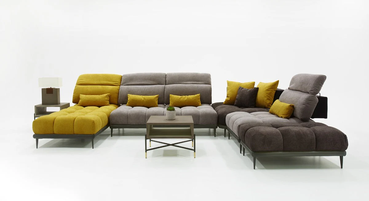 Italian Modern Multicolor Modular Sectional