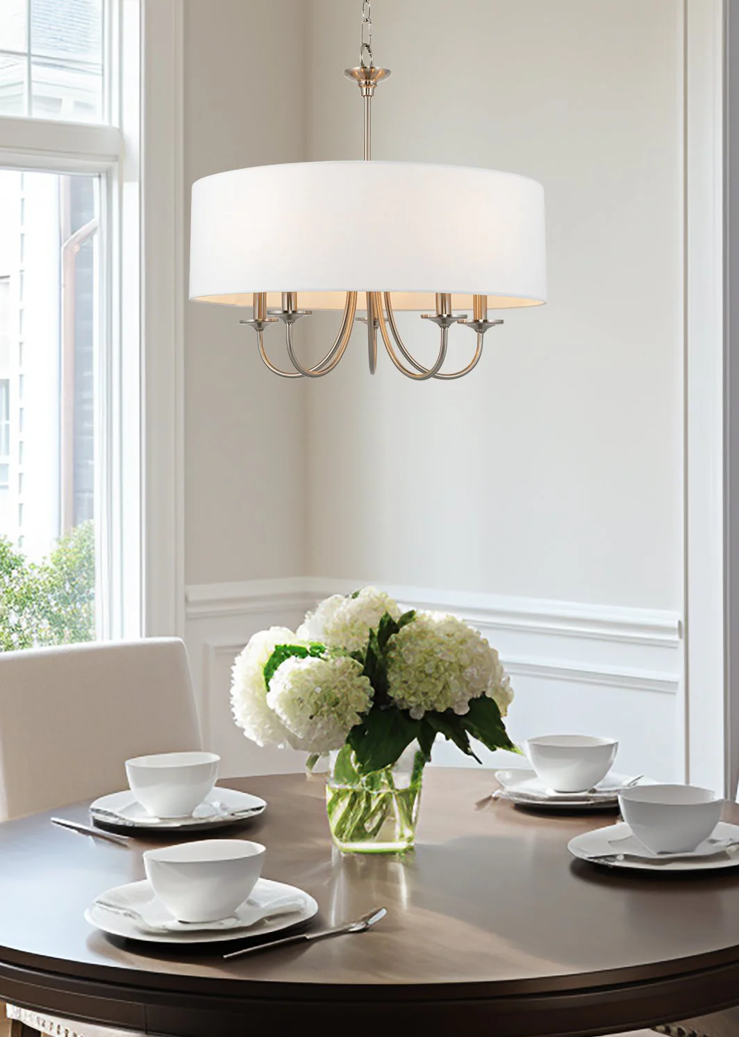 Quinn 22 Traditional 5-Light Hanging Chandelier