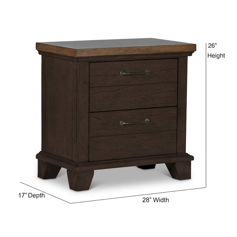 Steve Silver Overlook Rustic 4-piece Bedroom Set