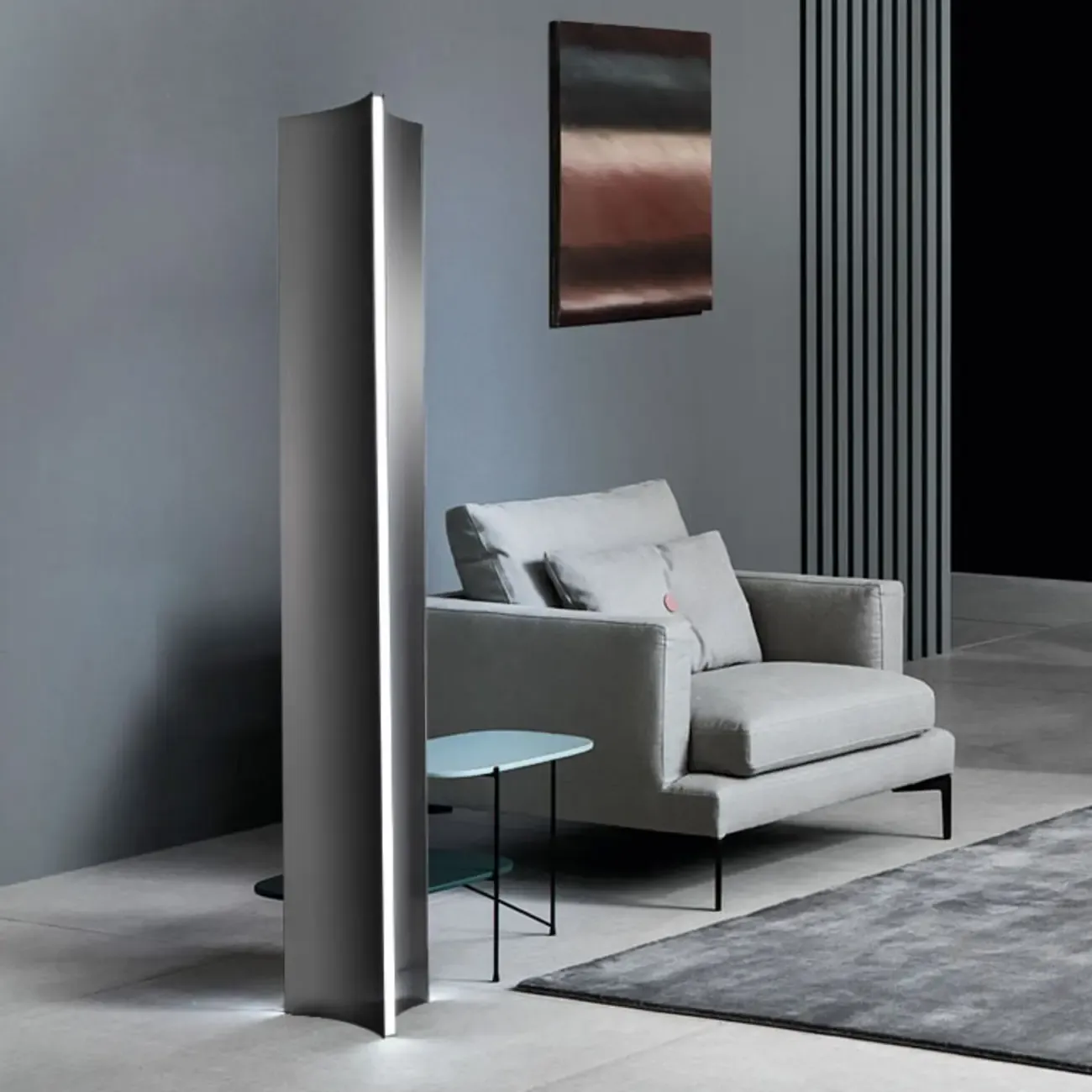 Minimalist Dimmable Metal Floor Lamp for Living Room