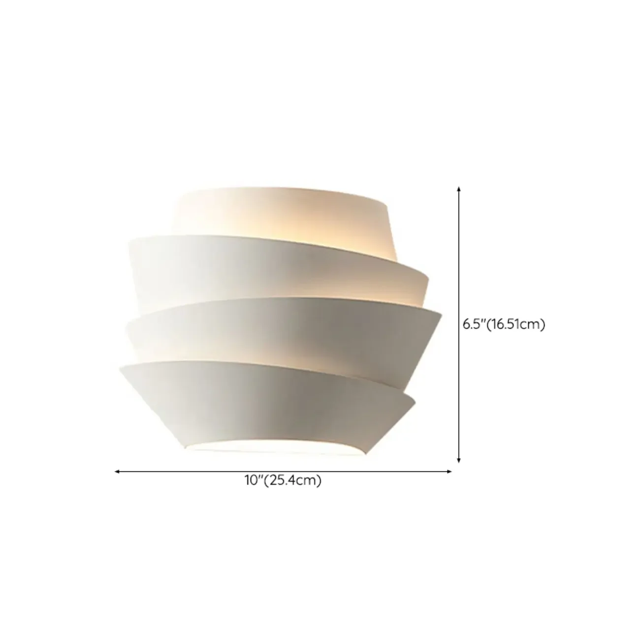 Inspired 2-Light Iron White Spiral Wall Sconce