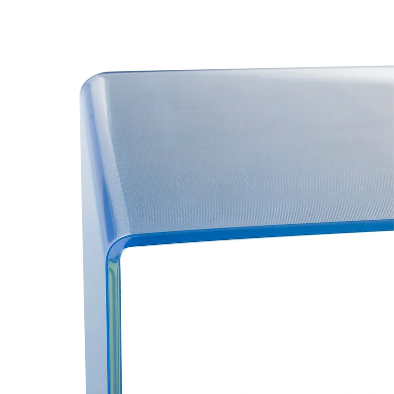 SAFAVIEH Modena Ombre Glass Console Table - Clear / Blue - 43.3 x 13.8 x 29.5 - 43Wx14Dx30H