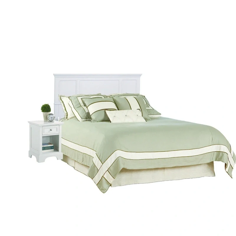 Naples Off-White Queen Headboard