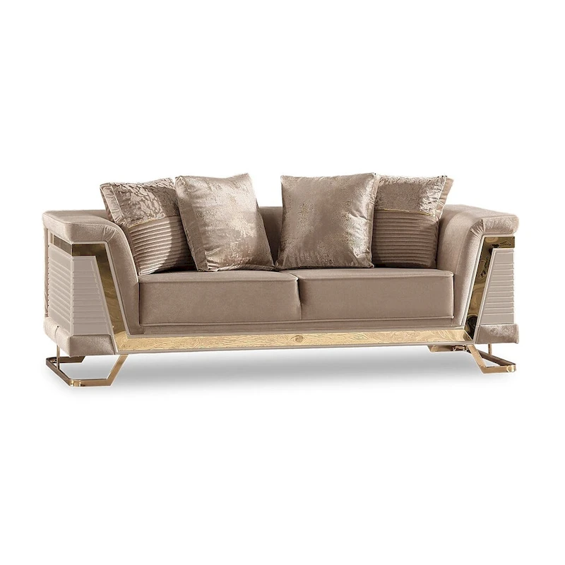 Renillo Upholstered Velvet Loveseat